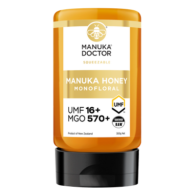 UMF 16+ Squeezy Monofloral Manuka Honey 300g