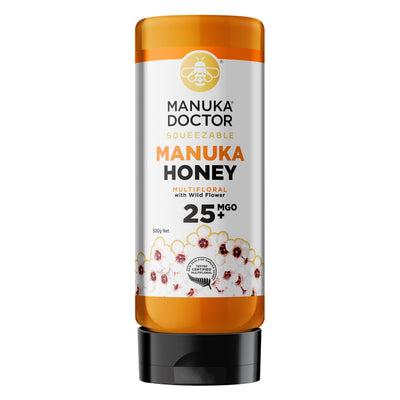 MGO25 Squeezy Multifloral Manuka Honey 500g